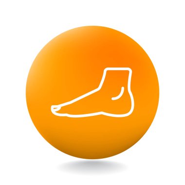 Tasarım bacak simgesinin