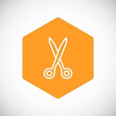 Tasarım makas simgesinin