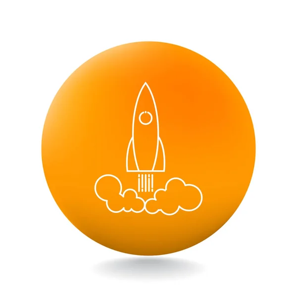 Design av raket-ikonen — Stock vektor