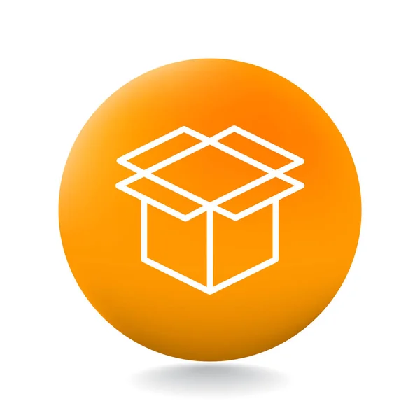 Diseño del icono de la caja — Vector de stock
