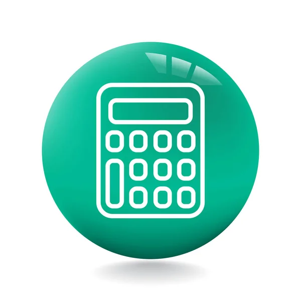 Diseño del icono de la calculadora — Vector de stock