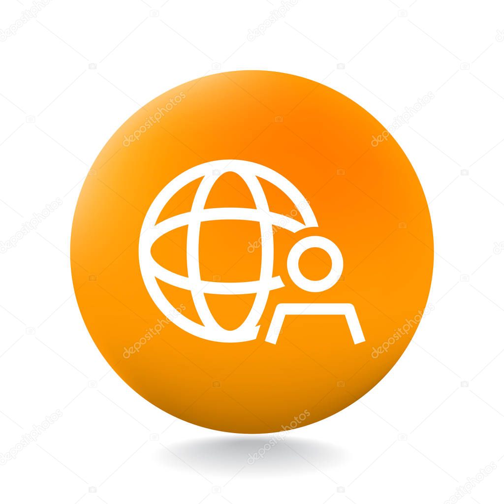 design of globe icon