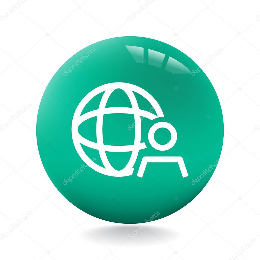 design of globe icon