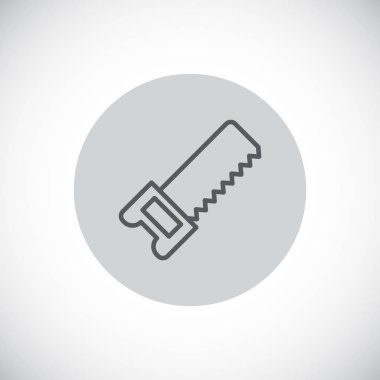 ahşap simgesine demir testeresi