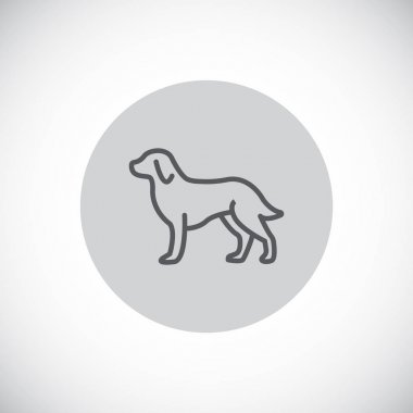 köpek kontur simgesini