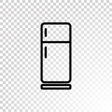 Buzdolabı düz simgesi