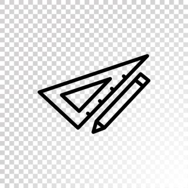 kalem ve cetvel simgesi