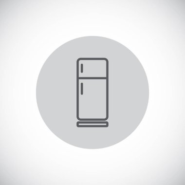 Buzdolabı düz simgesi