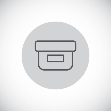 kutusu basit simgesi