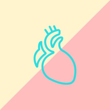 İnsan kalbi organ simgesi