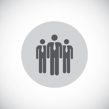 minimalist iş adamları simgesi