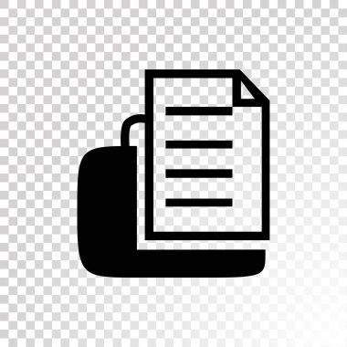 Minimalist dosya simgesini