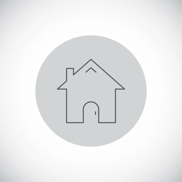 Icono de casa simple — Archivo Imágenes Vectoriales