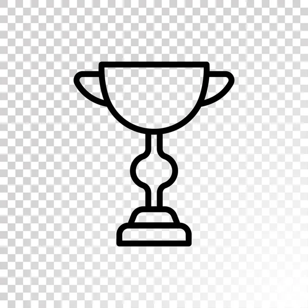 Trophée tasse icône — Image vectorielle