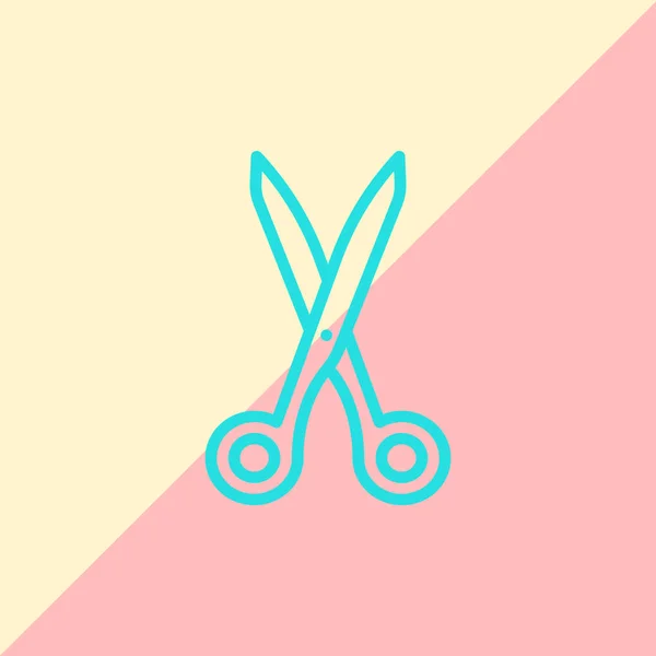 Scissors simple icon — Stock Vector