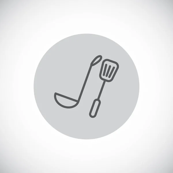 Utensilios de cocina icono simple — Vector de stock