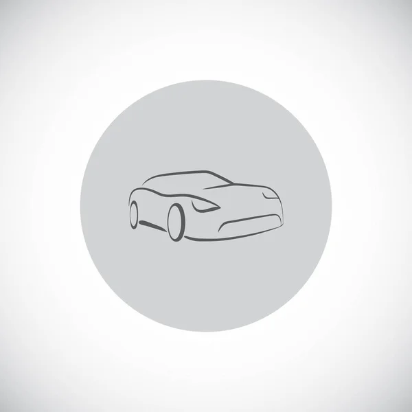 Icono de coche deportivo — Vector de stock