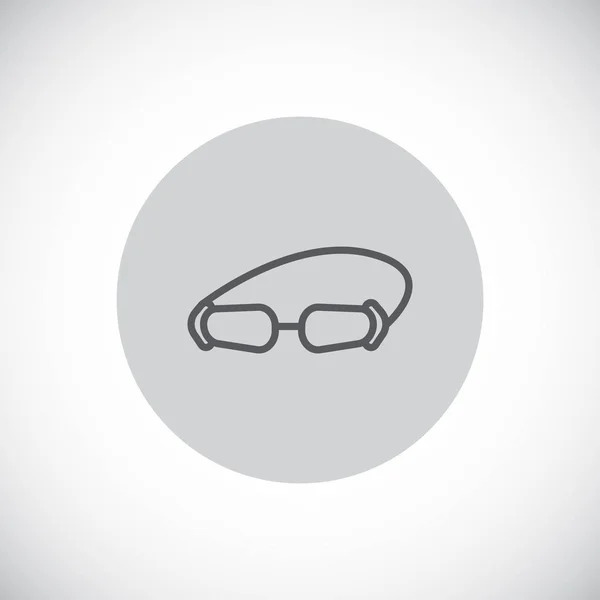 护目镜平图标 — 图库矢量图片