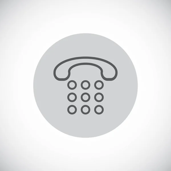 Dial telefoonpictogram — Stockvector