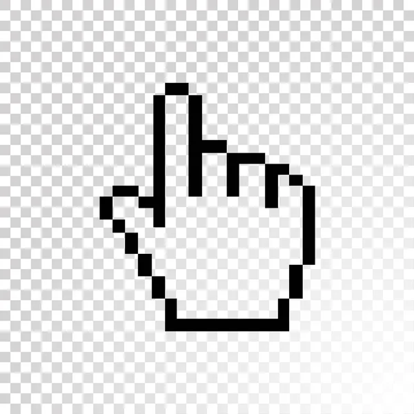 Icono del cursor de mano — Vector de stock