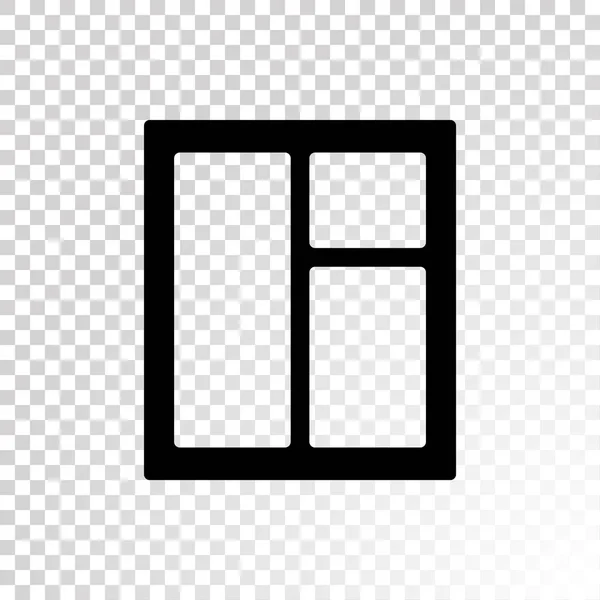 Minimalistisk fönster ikonen — Stock vektor