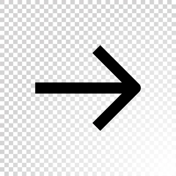 Icono de flecha hacia la derecha — Archivo Imágenes Vectoriales