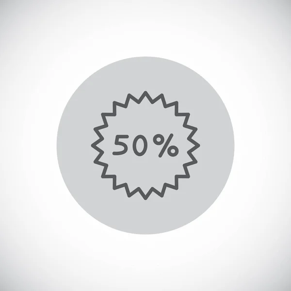 Vender. 50% por ciento; dígitos . — Vector de stock