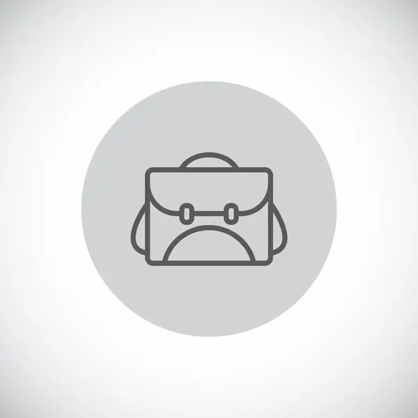 Icône du sac à dos scolaire — Image vectorielle