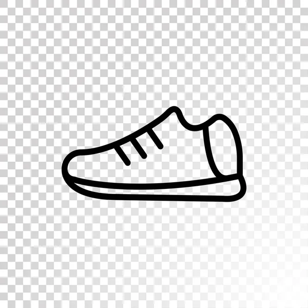 Spor ayakkabı düz stil ikonu — Stok Vektör