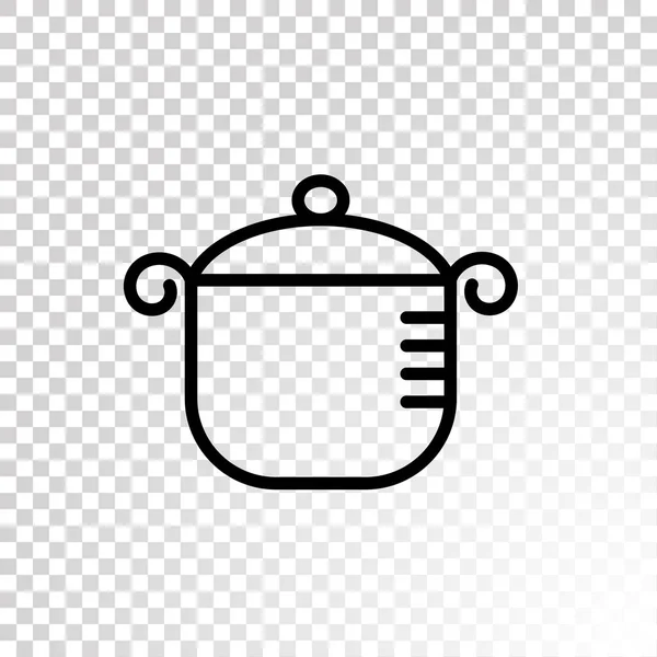 Pot simple icon — Stock Vector