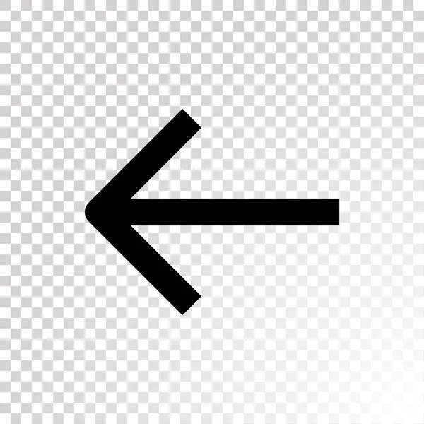 Icono de flecha izquierda — Vector de stock