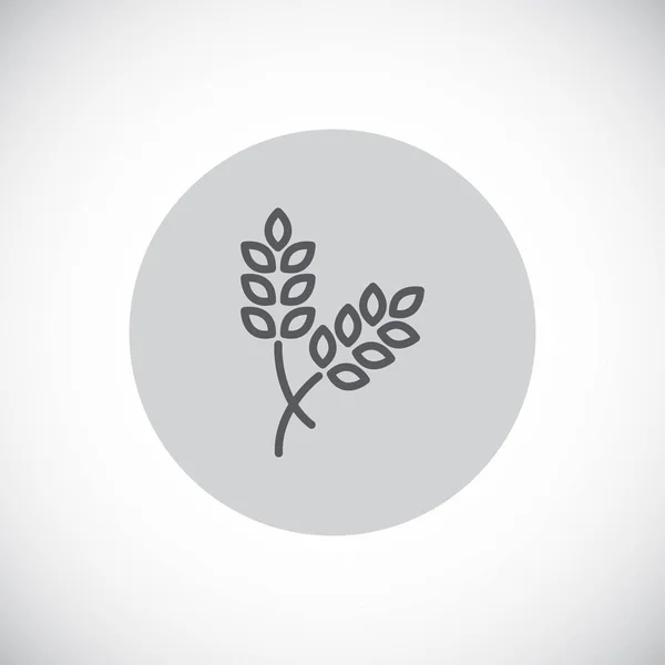 Oren van tarwe pictogram — Stockvector