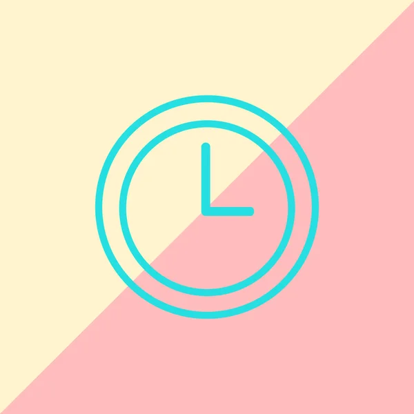 Reloj con el icono de esferas — Vector de stock