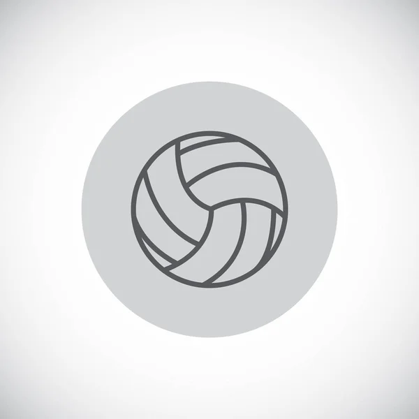 Volleyboll bollen ikonen — Stock vektor
