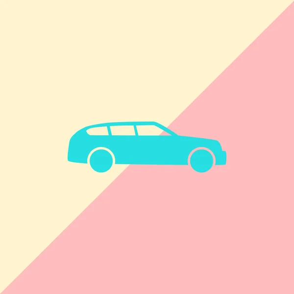 Icono de coche minimalista — Vector de stock