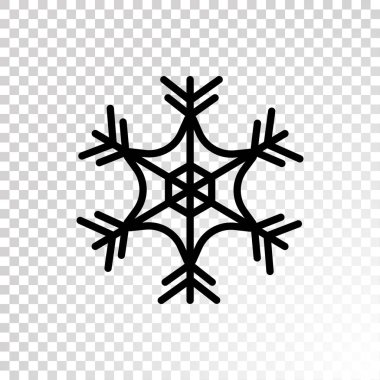 kış kar tanesi simgesi