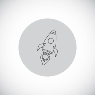  uçan roket simgesi