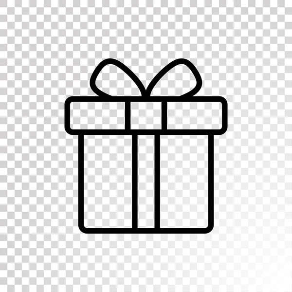 Icono de caja de regalo — Archivo Imágenes Vectoriales