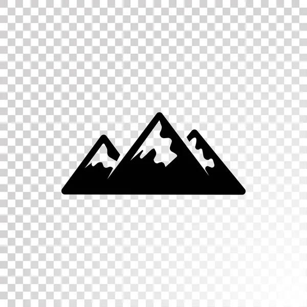Tre montagne icona — Vettoriale Stock