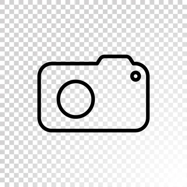 Foto camera pictogram — Stockvector