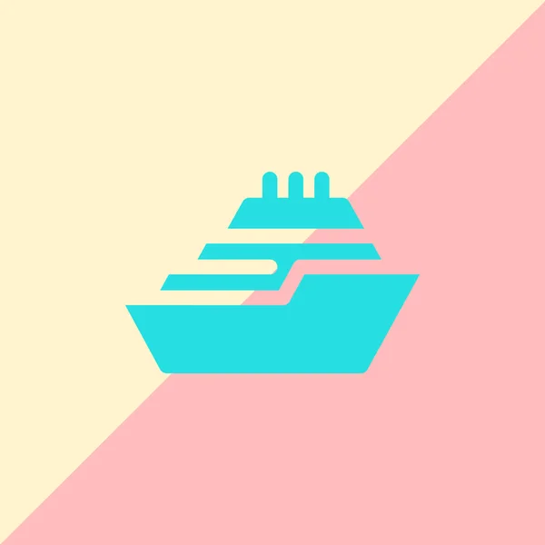 Круїзного лайнера значок — стоковий вектор