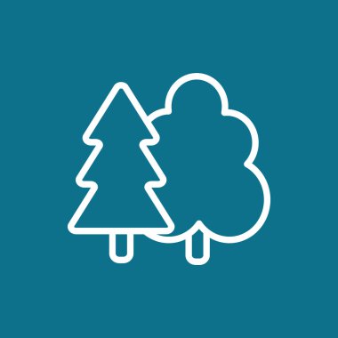 Orman ağaçları simgesi