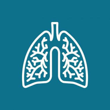 İnsan akciğerleri simgesi