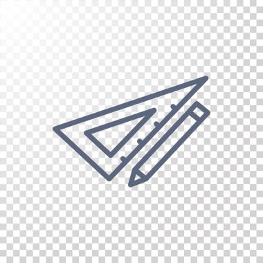 kalem ve cetvel simgesi