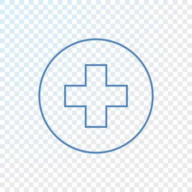 Tıp çapraz düz simgesi 