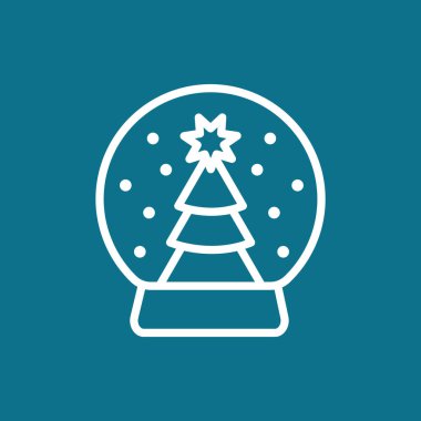 Noel top ağaç simgesiyle