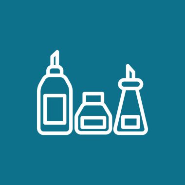 sos şişeleri basit simgesi