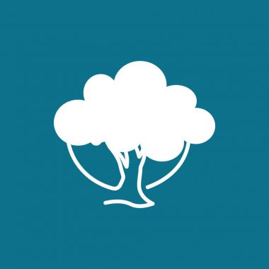 basit ağaç simgesiyle