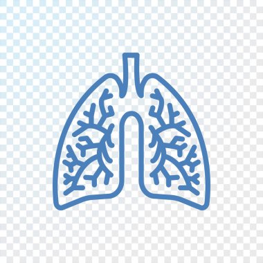 İnsan akciğerleri simgesi
