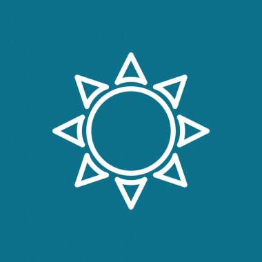 Güneş simgesi tasarım 